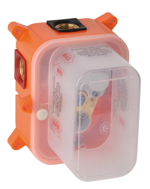 Concealed Chrome Shower Mixer Box